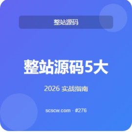 整站源码 5 大使用场景
