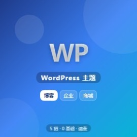WordPress 主题 5 场景 5 招 0 基础上手速查手册