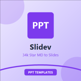 Slidev 开发者 PPT 工具 Markdown 一键转演示文稿