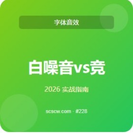 白噪音 vs 竞品 5 维度对比