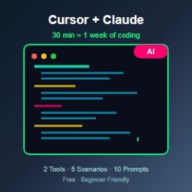 AI 写代码 30 分钟搞定一周工作量：Cursor + Claude 双剑合璧