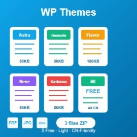 WordPress 主题 5 个推荐：免费 / 轻量 / 适合中文站